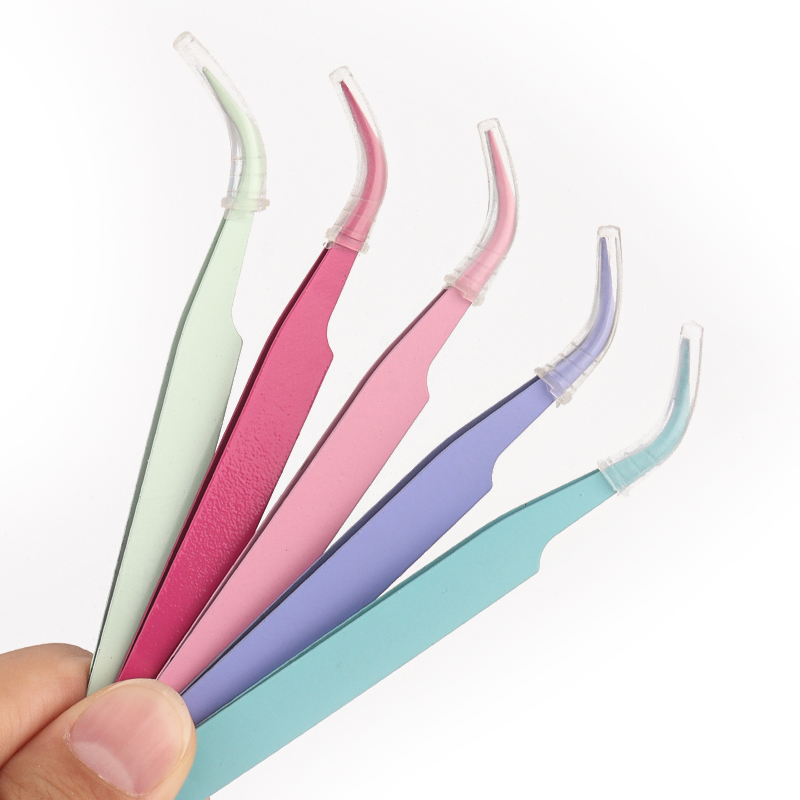 Striping Tape Nail - Nail Art Decor Eyelashes Tweezers Macaron