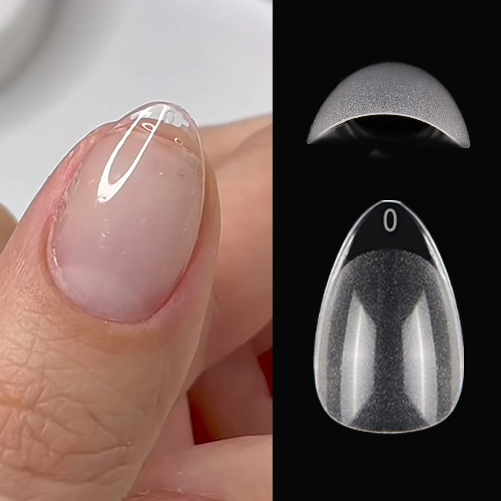 Nail Art Xs - 120pcs XXS Super Short Almond Full
