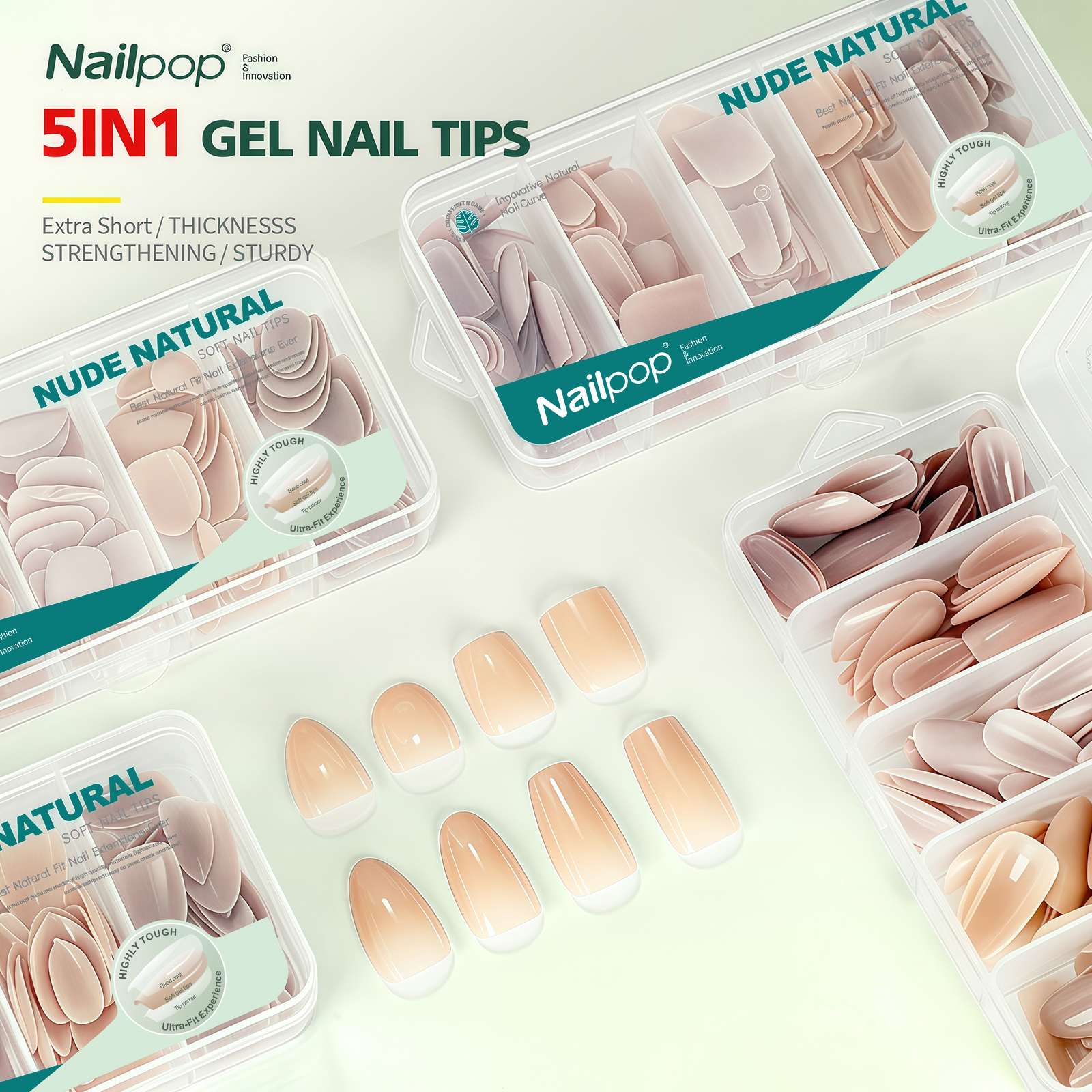 Nail Art Xs - Nailpop Ultra Fit Press On Nails