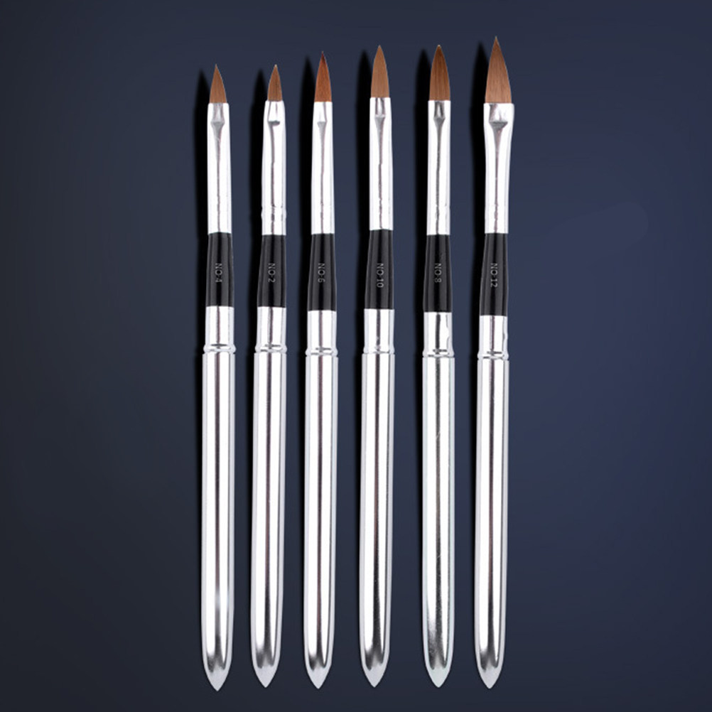 Nail Art Dotting Tool - 6Pcs Professional Nail Art Brushes Set