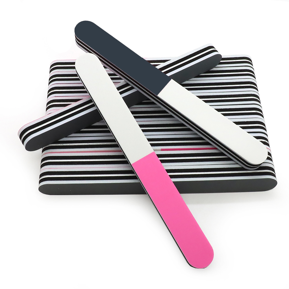 Striping Tape Nail - 10pcs/lot Thickened Nail Polishing Strip Sponge