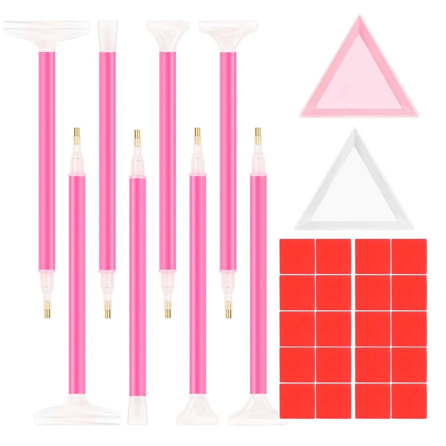 Nail Art Dotting Tool - 30PCS Rhinestone Picker Tool 8pcs Acrylic