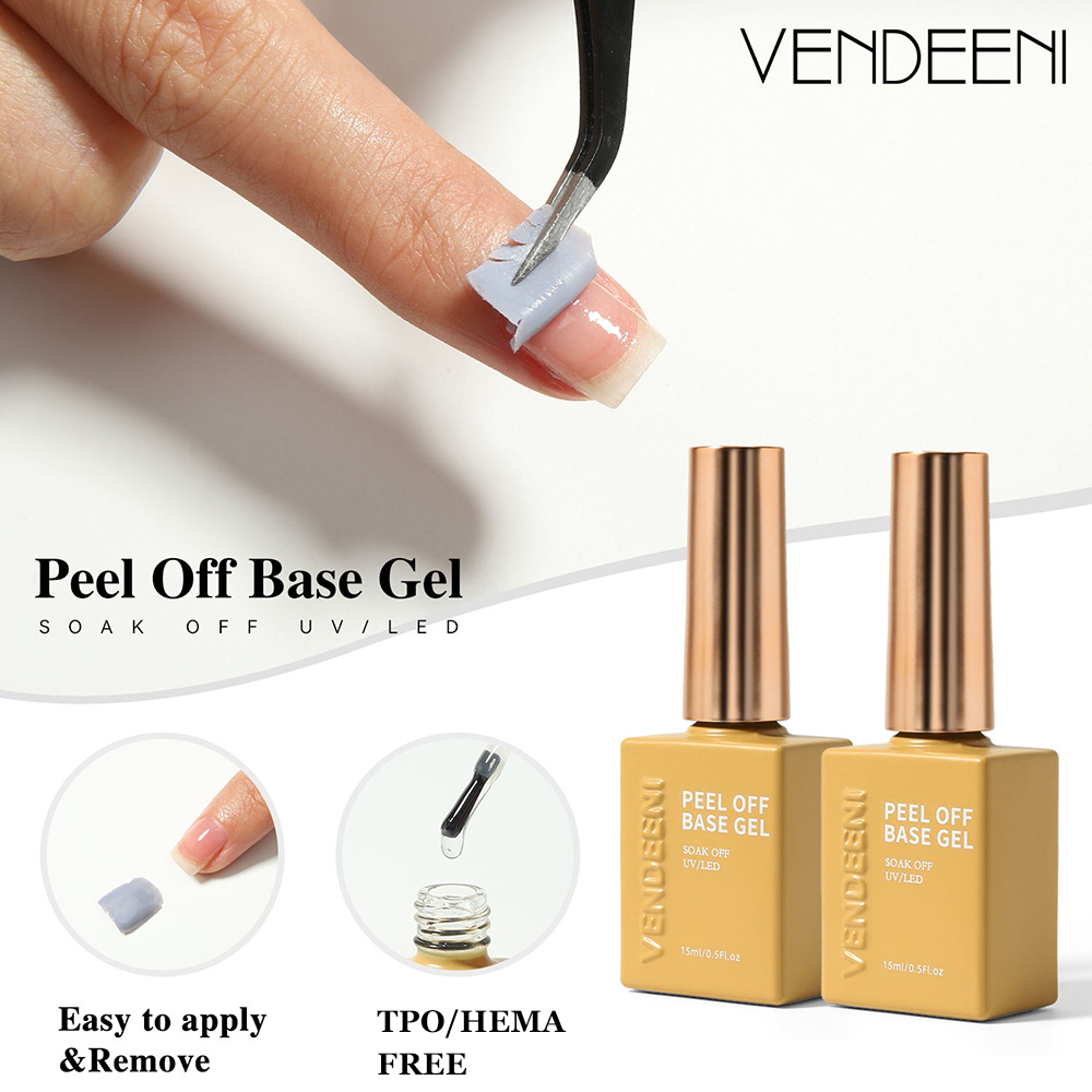 Peel Off Base Coat - Vendeeni TPO HEMA FREE Easy Peel