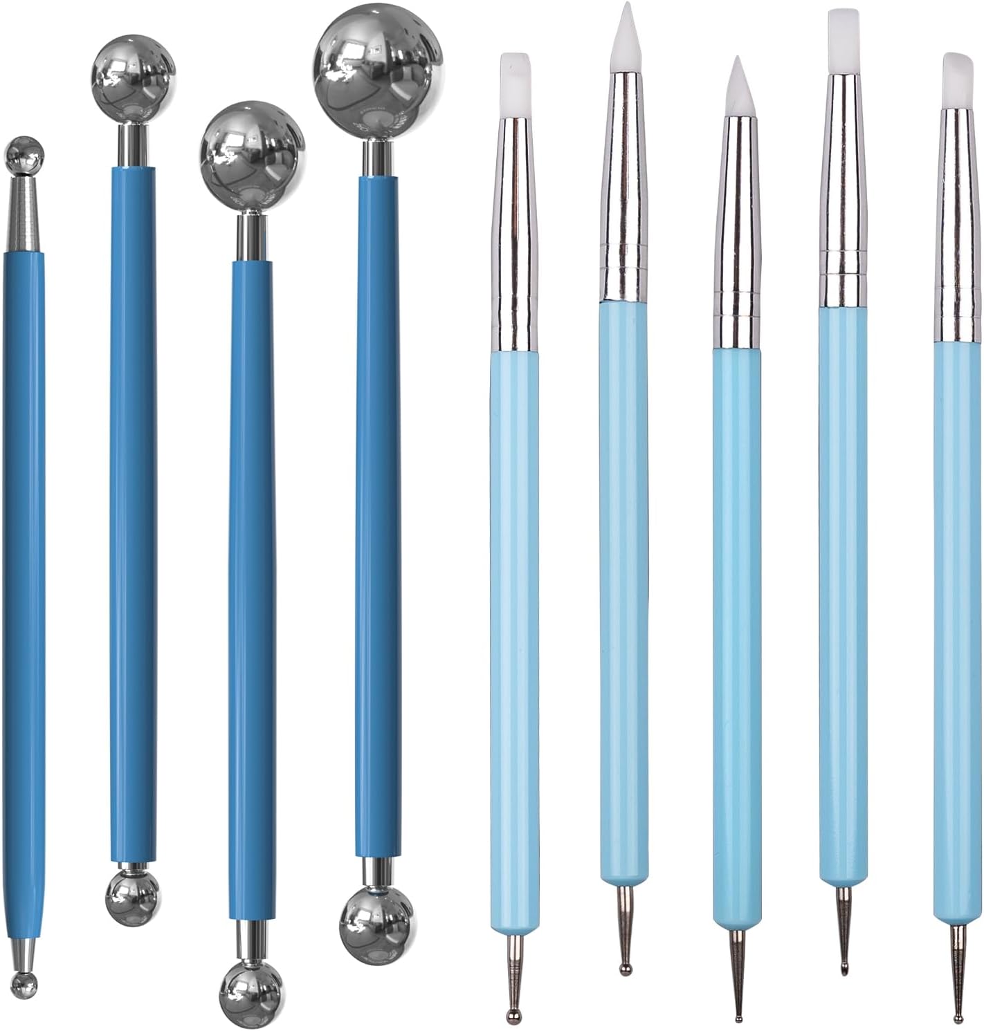 Nail Art Dotting Tool - Polymer Modeling Clay Sculpting Tools Dotting