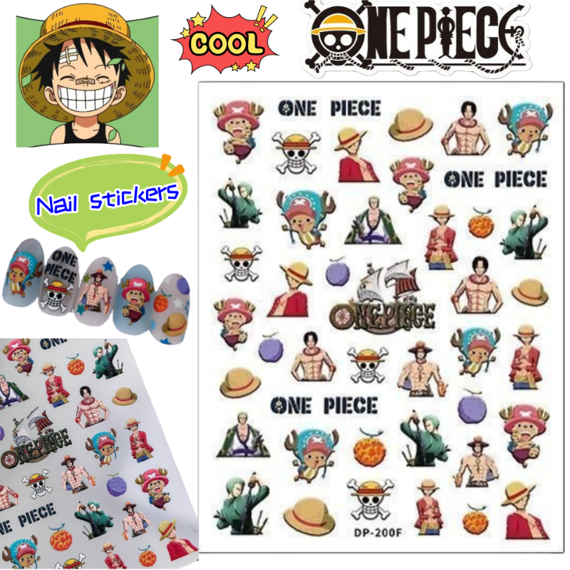 Nail Art Zoro One Piece - One Piece Monkey D. Luffy Roronoa