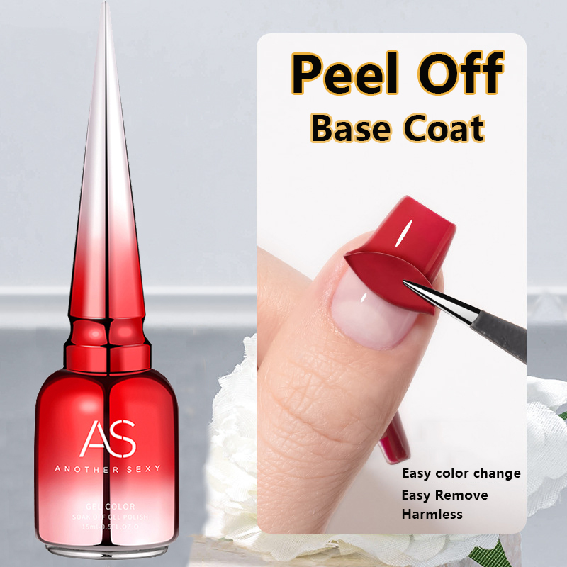 Peel Off Base Coat - AS 15ml Peel Off Base Gel