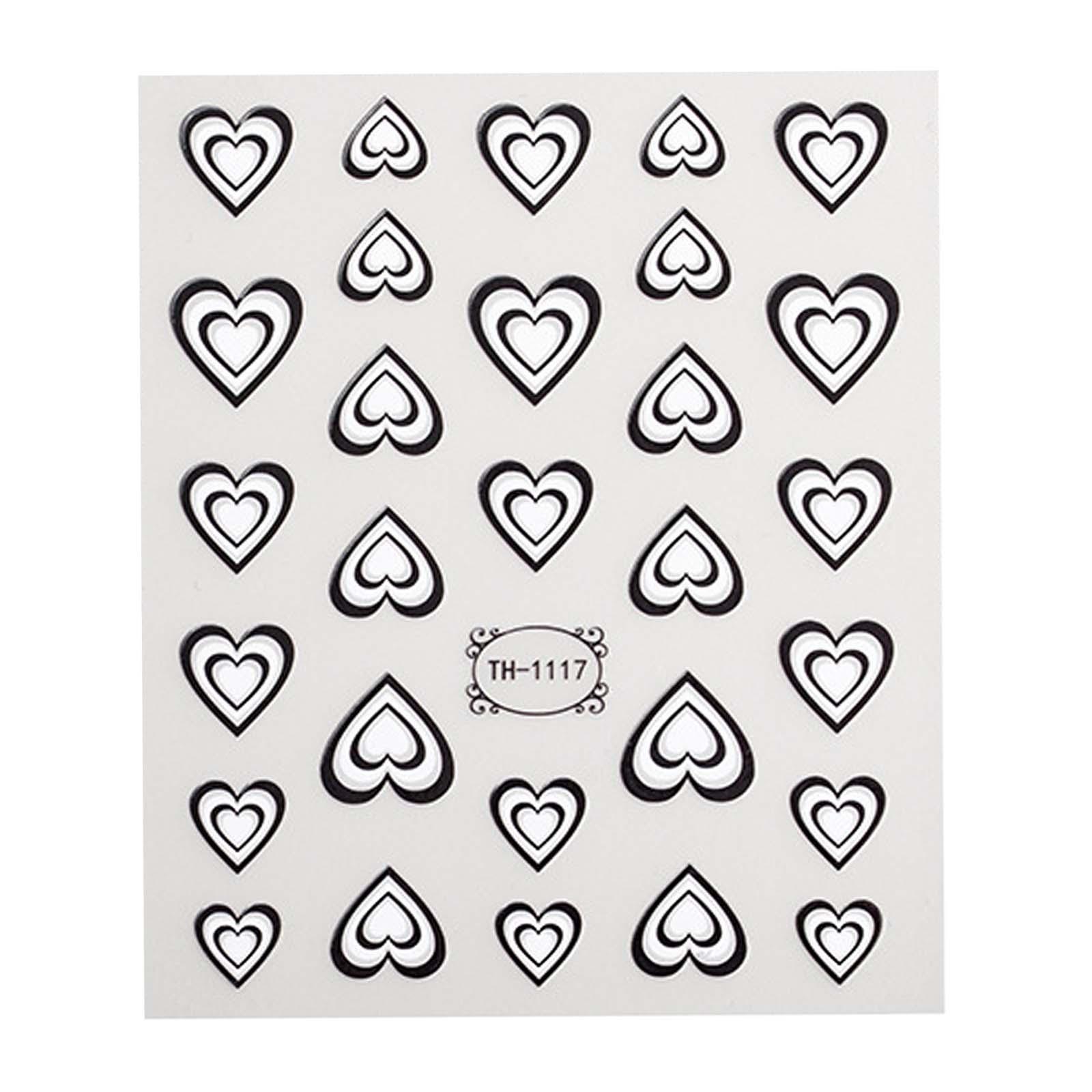 Nail Art Valentines Day - Valentines Day Nail Decals 3D Heart