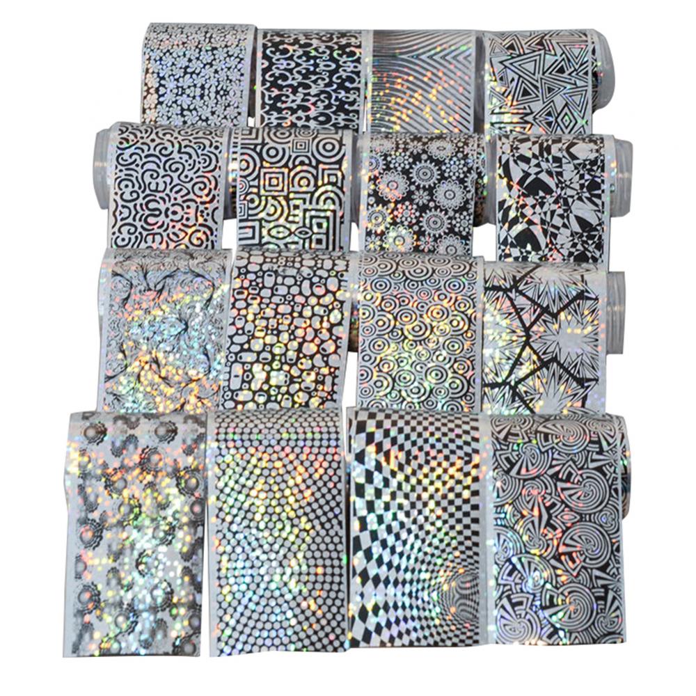 Nail Art Xl - 16Pc/Set Nail Sticker Laser Starry Sky