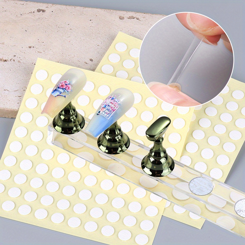 Striping Tape Nail - 400 Tips Transparent Double-sided Adhesive Tape