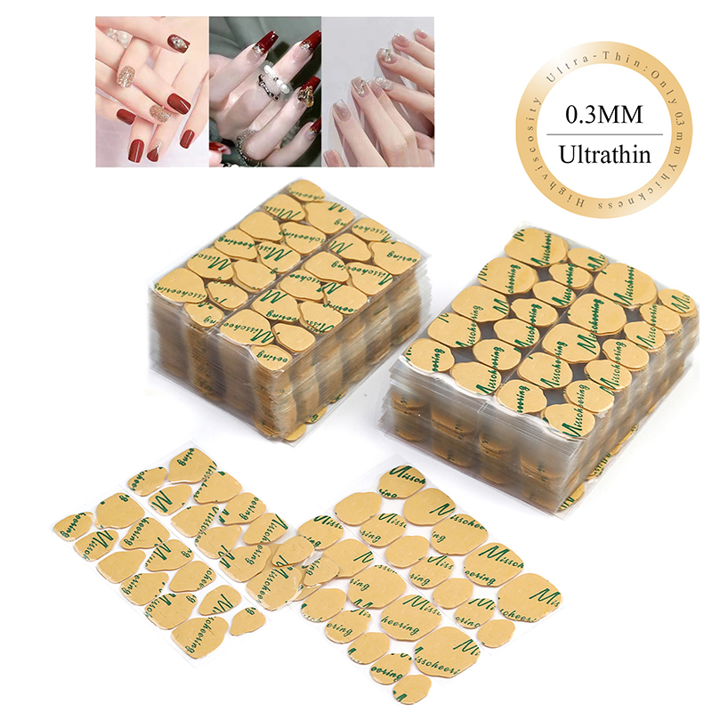 Striping Tape Nail - ●240PCS Waterproof Double Sided False Nail
