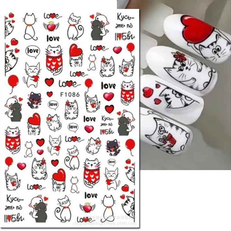 3d Nail Art Decals Valentine D – Nail Art Valentines Day recenzja i cena