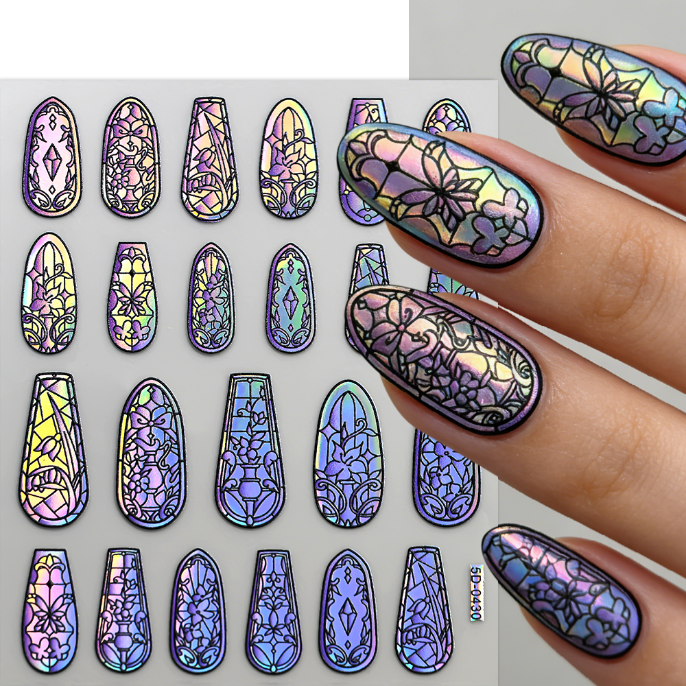5D Sparkly Retro Glass Fragmen – Nail Art Gothic recenzja i cena