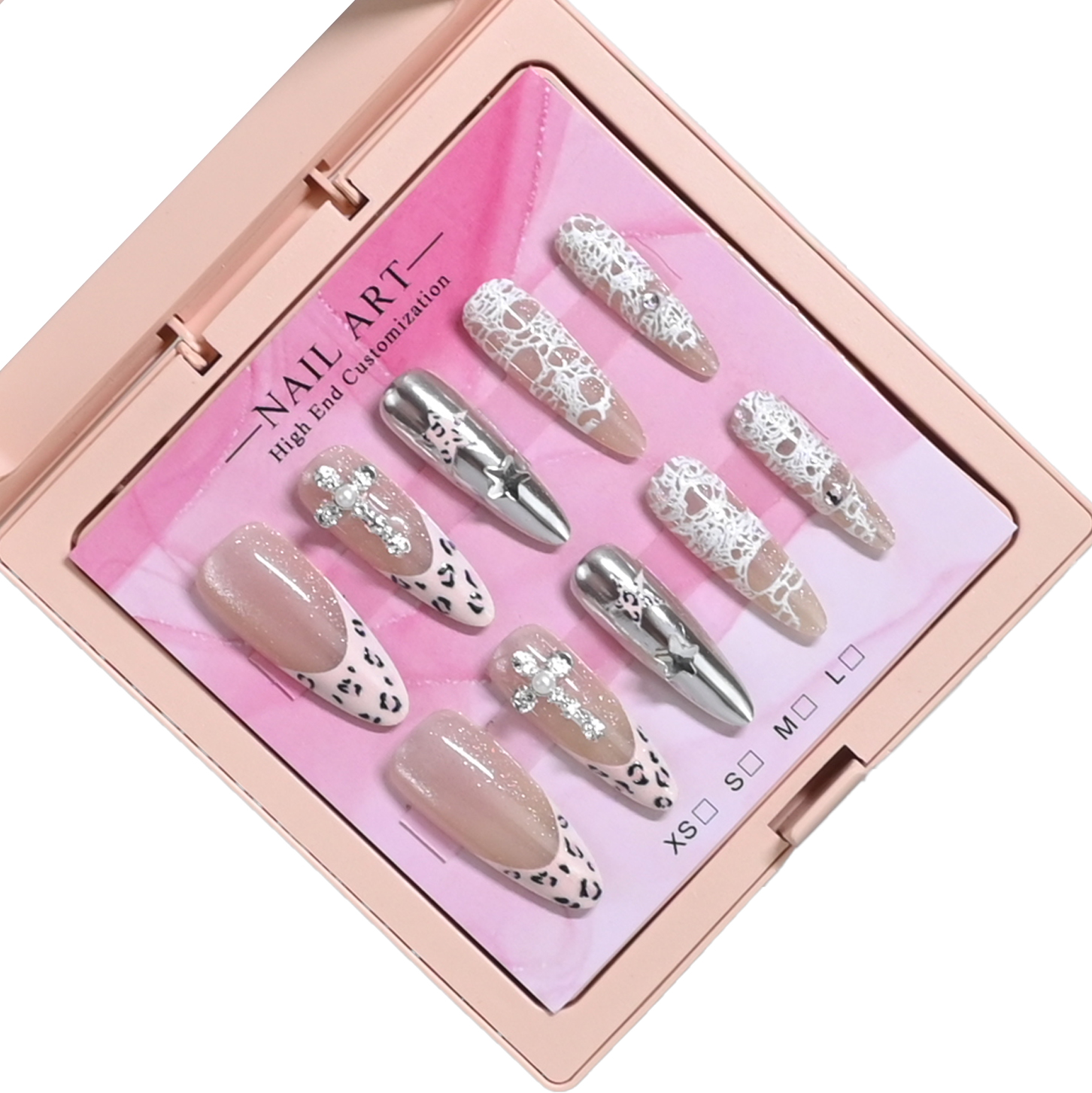 10 handmade almond nails in mi – Nail Art Gliter recenzja i cena