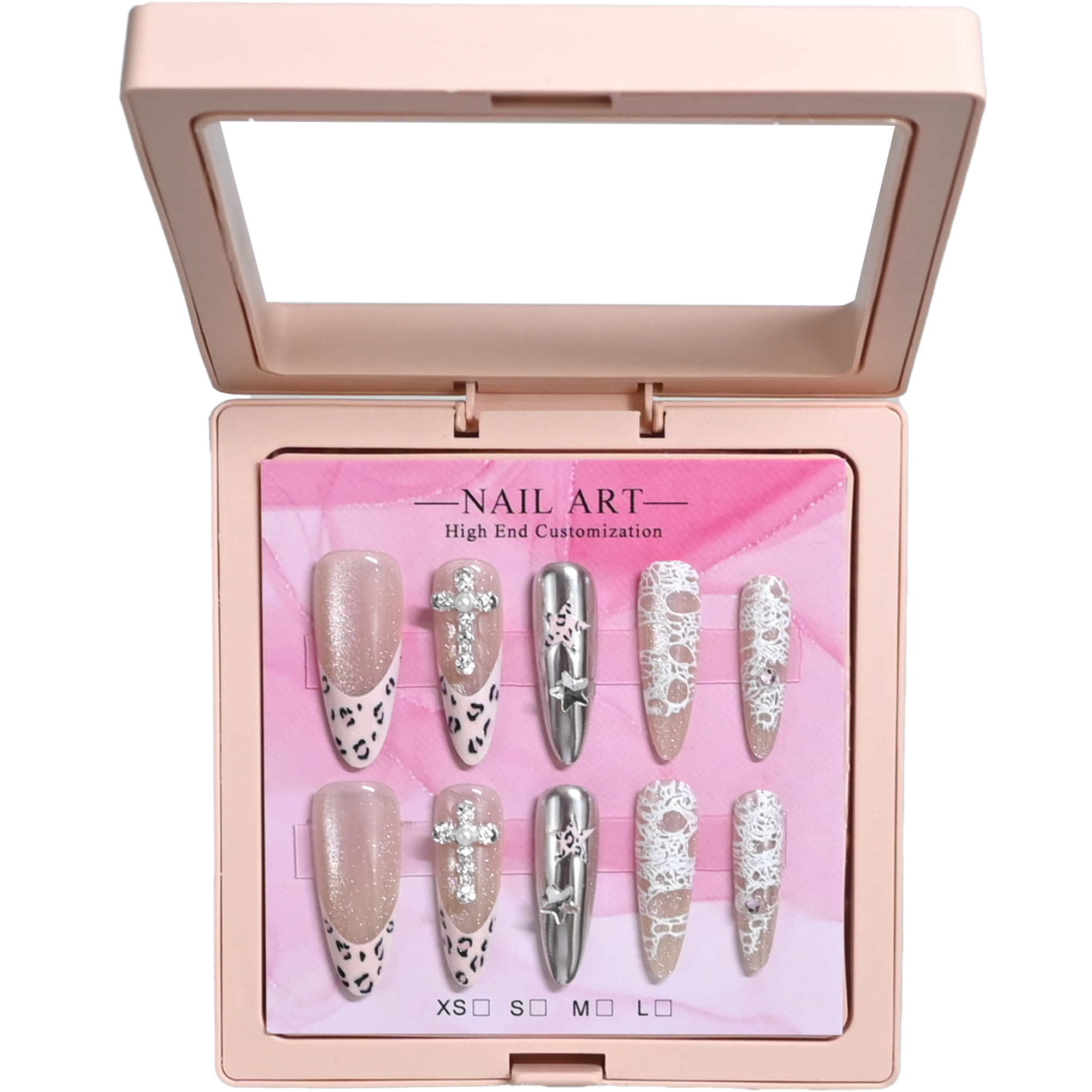 10 handmade almond nails in mi – Nail Art Gliter recenzja i cena