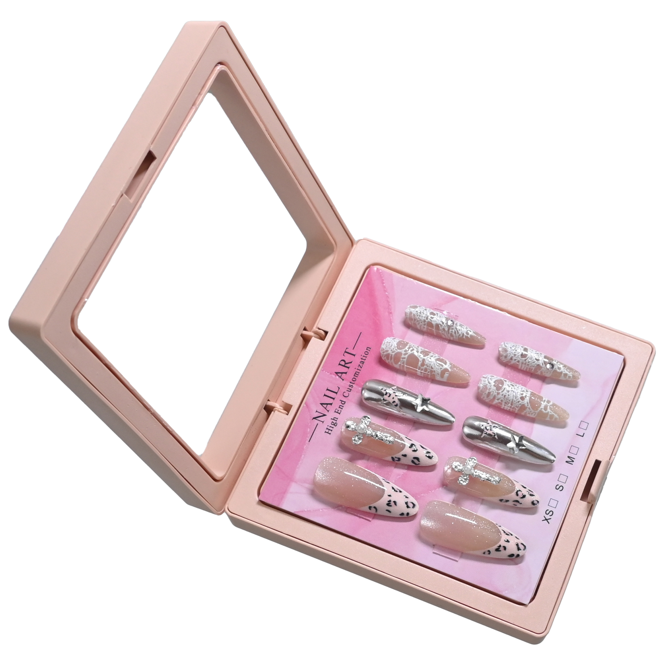 10 handmade almond nails in mi – Nail Art Gliter recenzja i cena