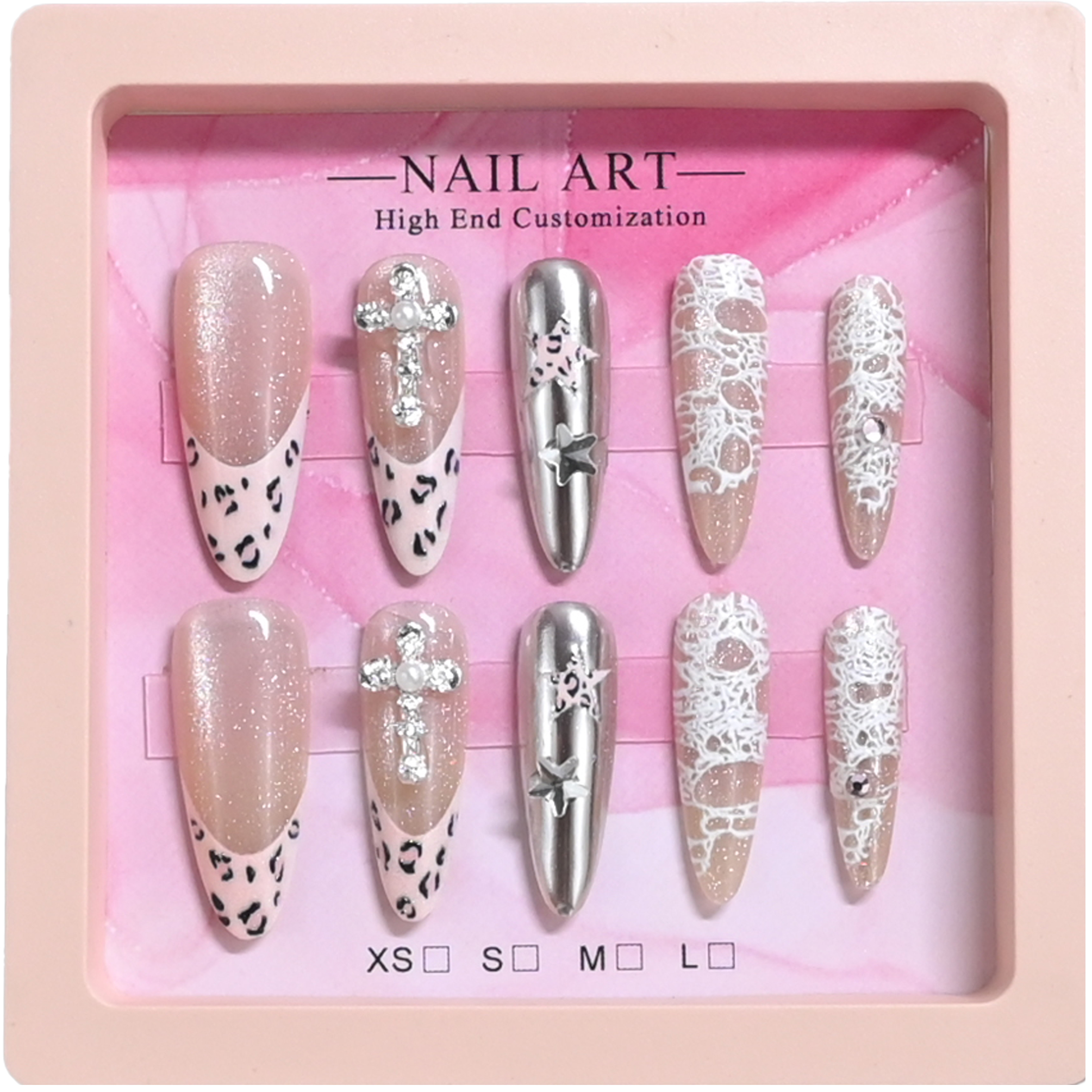 10 handmade almond nails in mi – Nail Art Gliter recenzja i cena