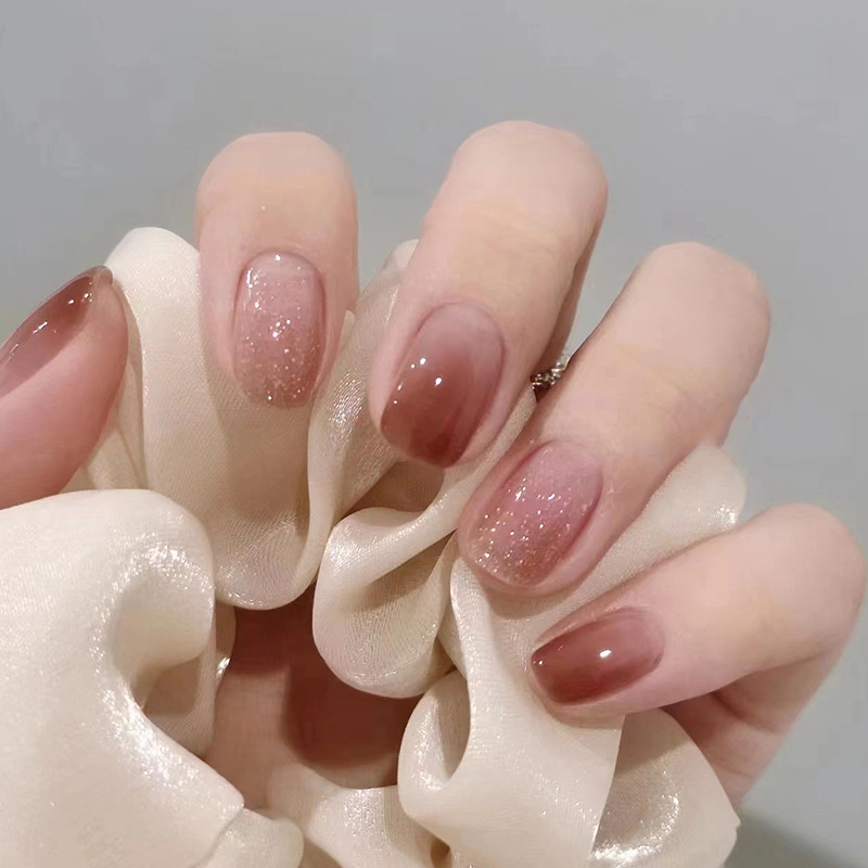24Pcs Caramel Brown Ombre Glit – Nail Art Gliter recenzja i cena