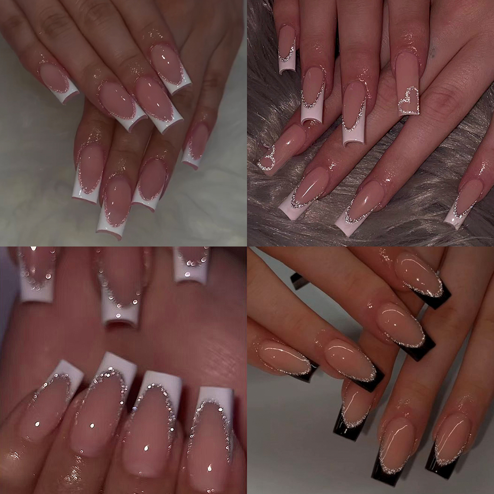 96Pcs(4Mixed) Long Coffin Hear – Nail Art Gliter recenzja i cena