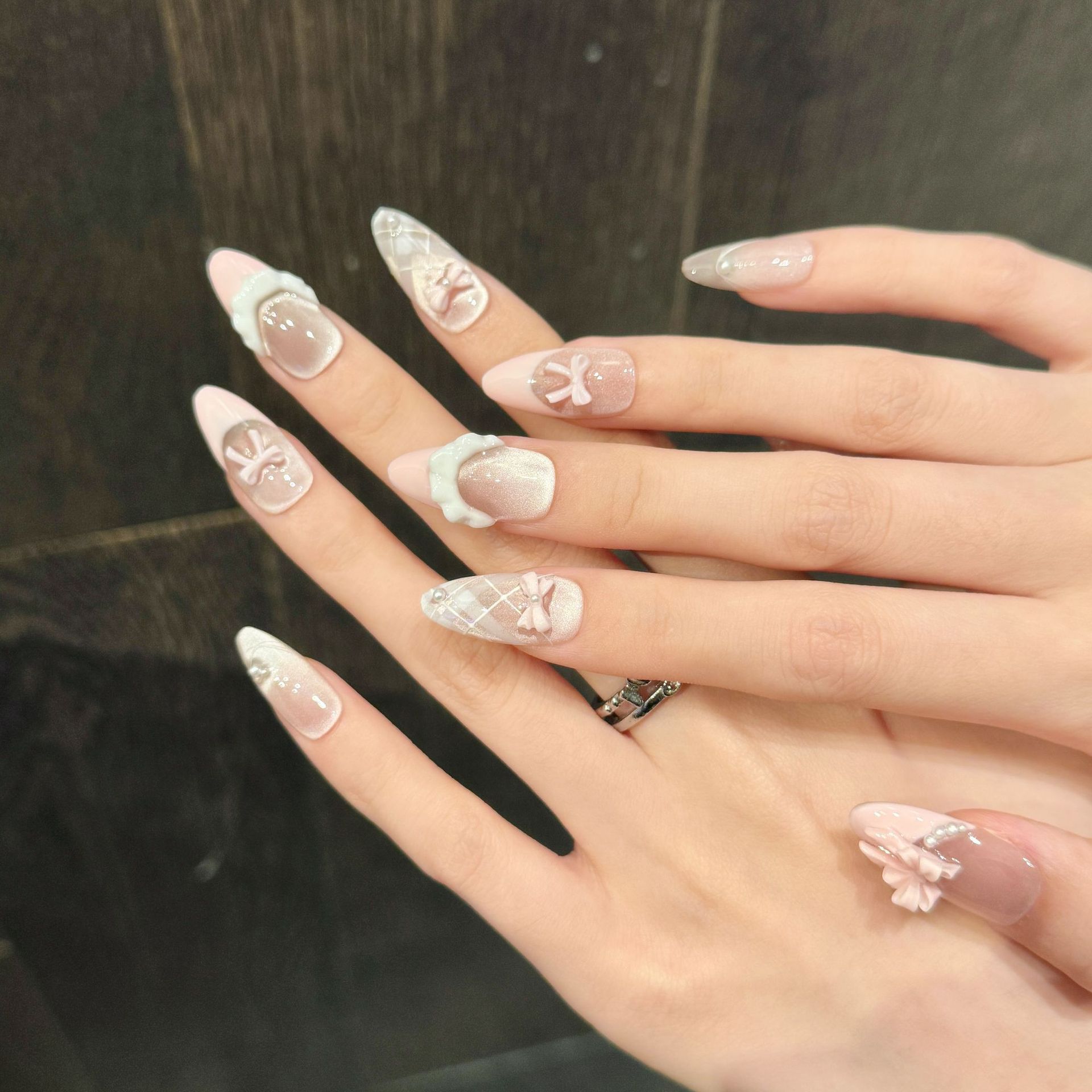 10pcs Handmade Press on Nails  – Nail Art Gothic recenzja i cena