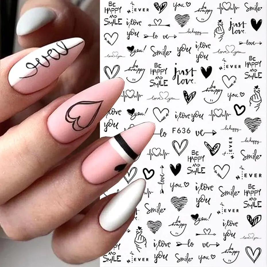 6PCS 3D Valentines Day Nail Ar – Nail Art Valentines Day recenzja i cena