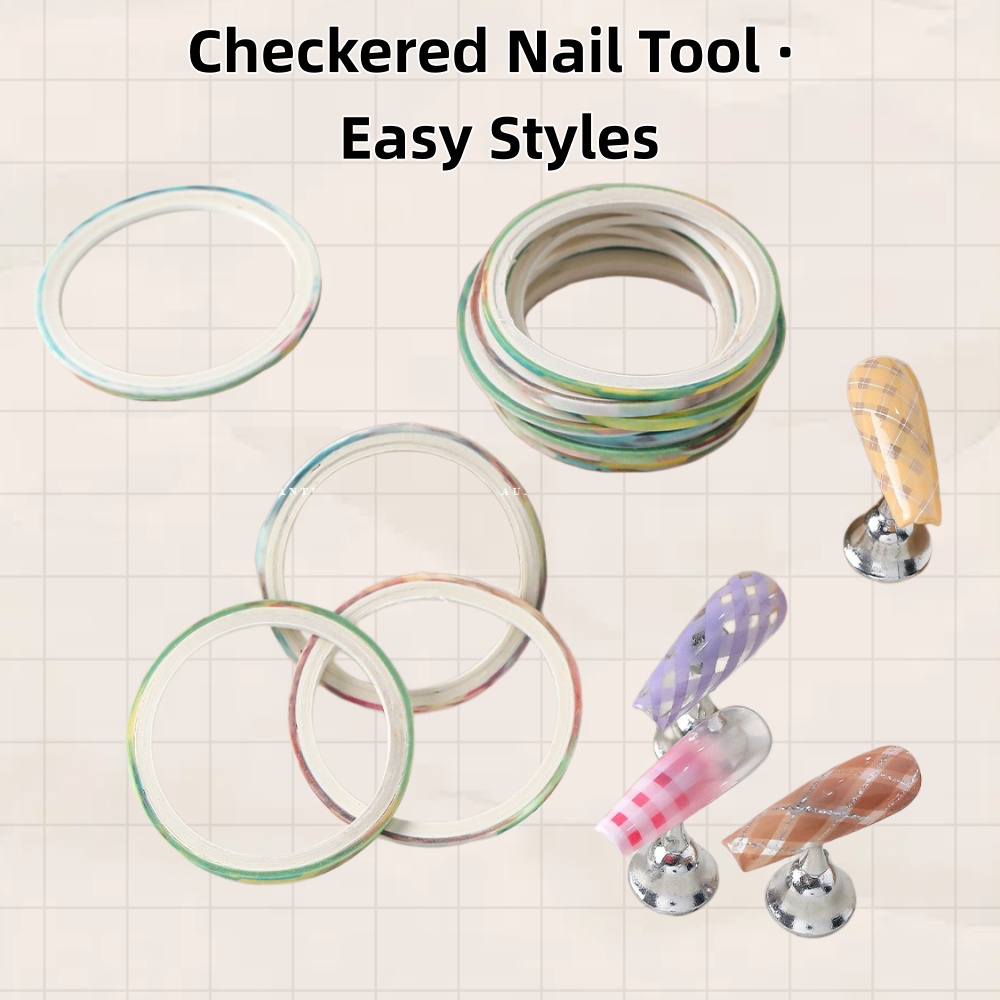 10 Rolls Nail Striping Tape –  – Striping Tape Nail recenzja i cena