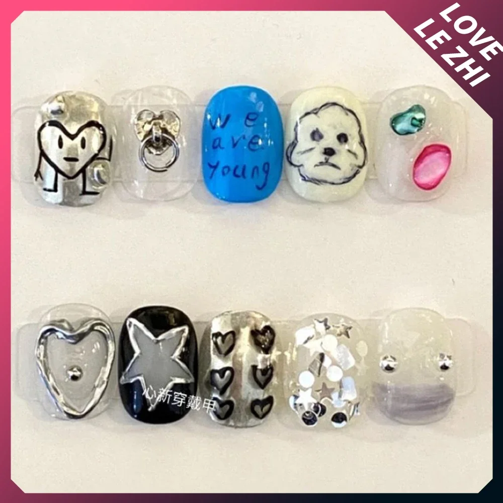 10Pcs Diy Creativity Funny Mas – Nail Art Xs recenzja i cena