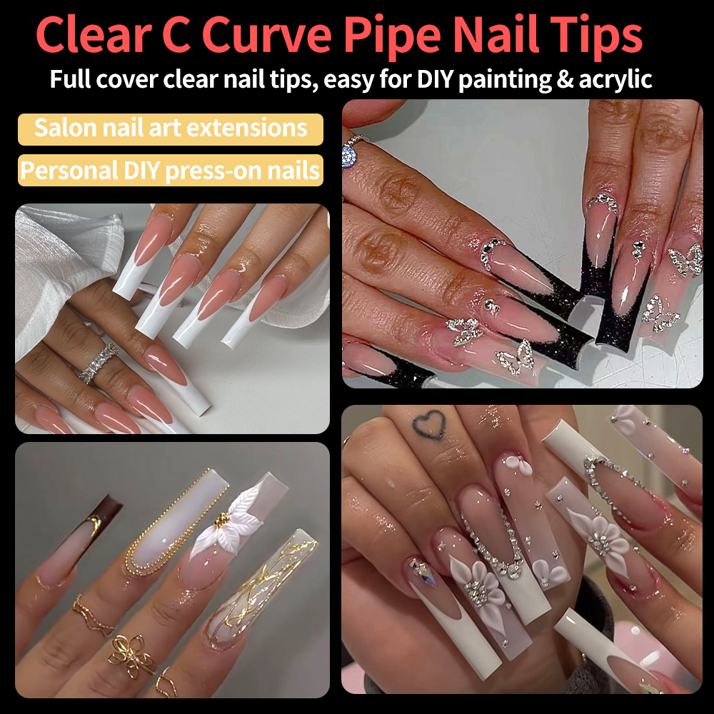 240pcs/Box XXL C Curve Straigh – Nail Art Xl recenzja i cena