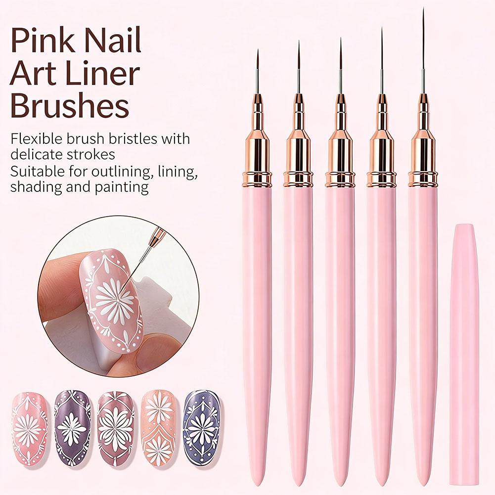 5pcs Nail Art Liner Brushes an – Nail Art Dotting Tool recenzja i cena