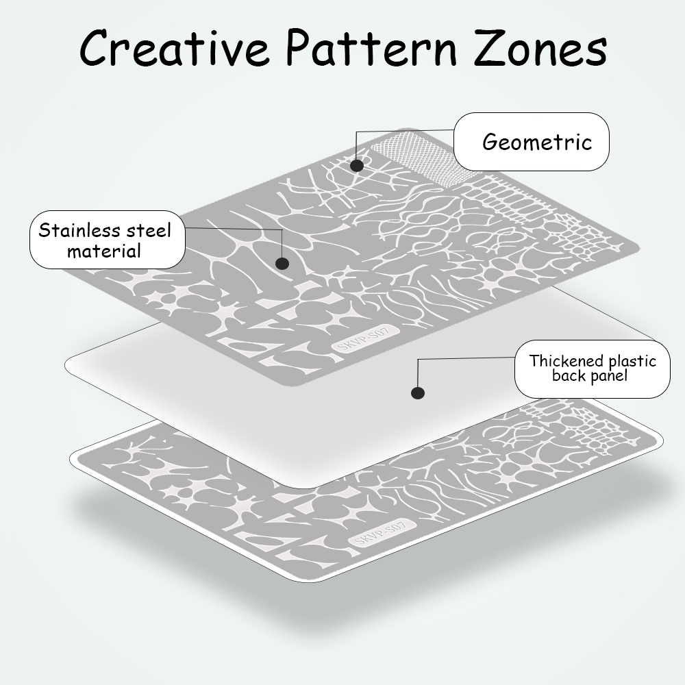 Nail Stamping Plates Gothic St – Nail Art Gothic recenzja i cena