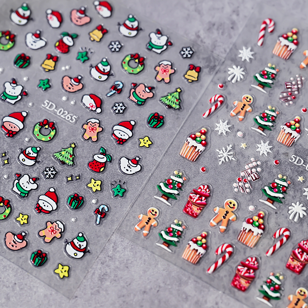 1Sheet 5D Merry Christmas Peng – Nail Art Xmas 2025 recenzja i cena