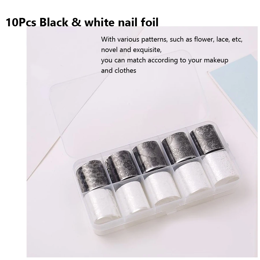 10 Rolls 2.5*60cm New Black Wh – Striping Tape Nail recenzja i cena