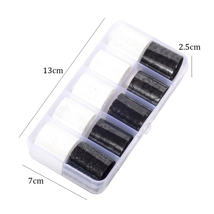10 Rolls 2.5*60cm New Black Wh – Striping Tape Nail recenzja i cena
