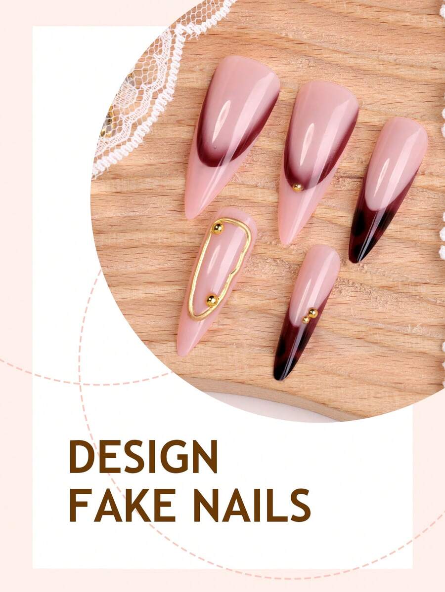 French leopard acrylic nail ar – Nail Art Gold recenzja i cena
