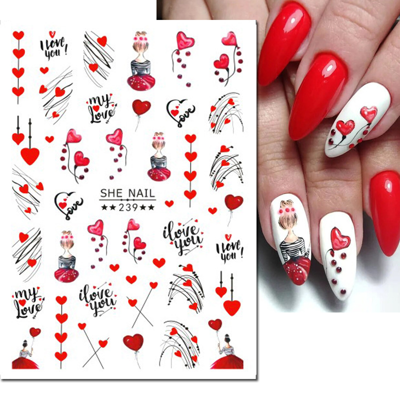 3d Nail Art Decals Geometric L – Nail Art Valentines Day recenzja i cena