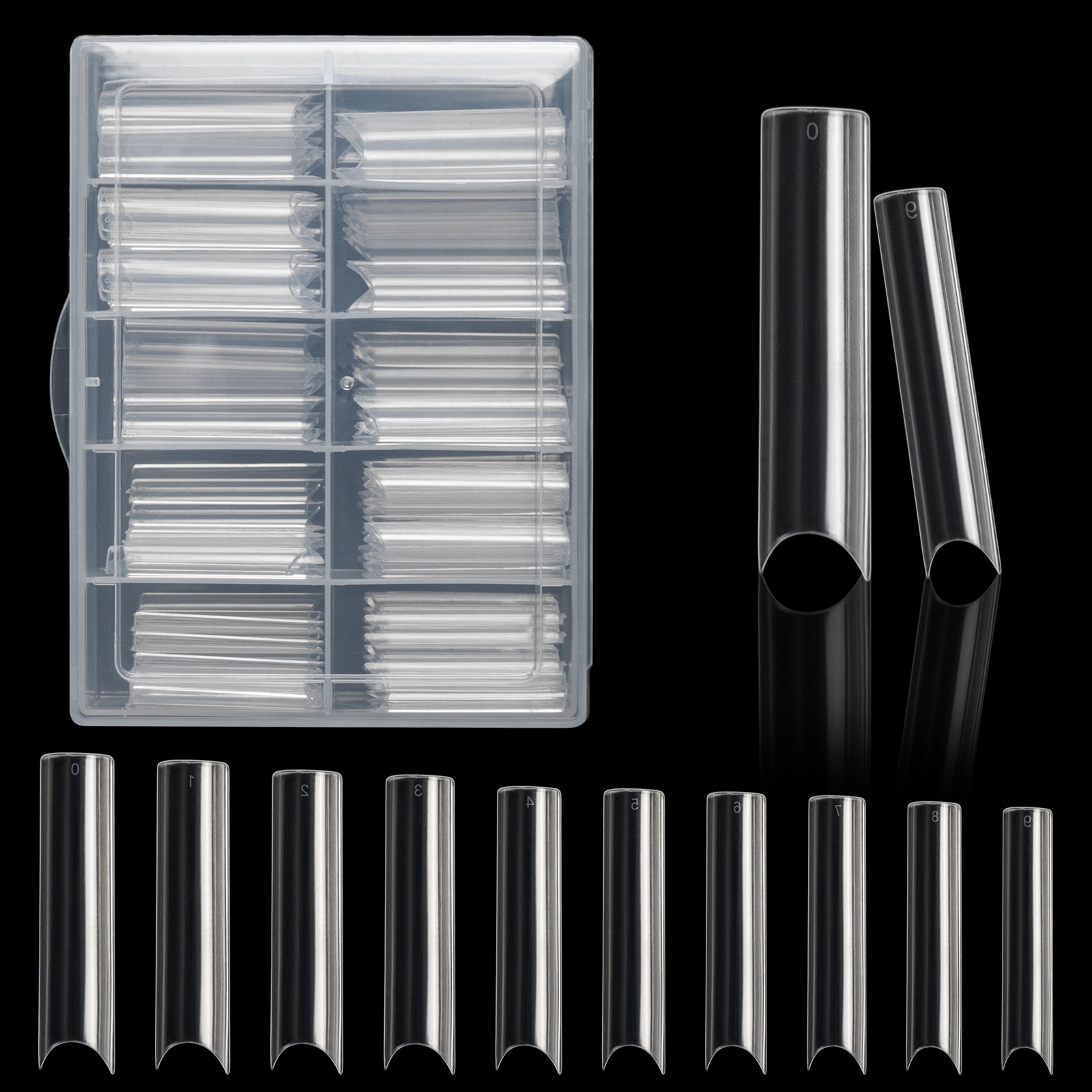 100pcs/Box XXL Extra Straight  – Nail Art Xl recenzja i cena