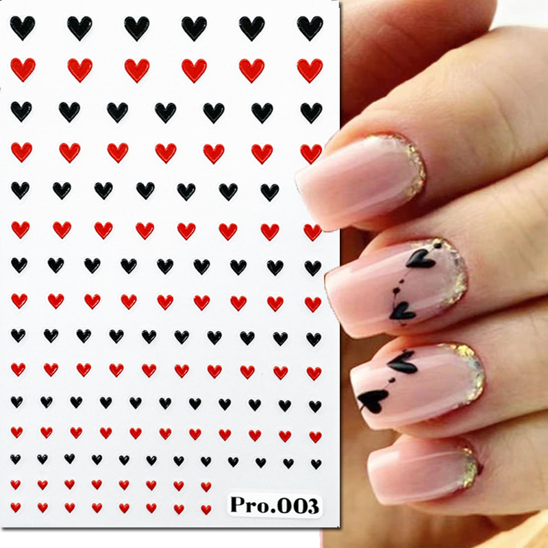 5d Embossed Nail Art Stickers  – Nail Art Valentines Day recenzja i cena