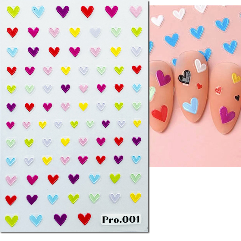 5d Embossed Nail Art Stickers  – Nail Art Valentines Day recenzja i cena