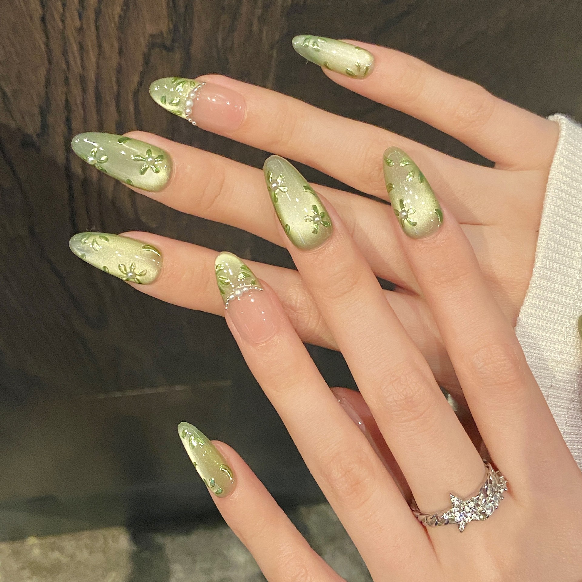 10pcs Handmade Press on Nails  – Nail Art Gothic recenzja i cena