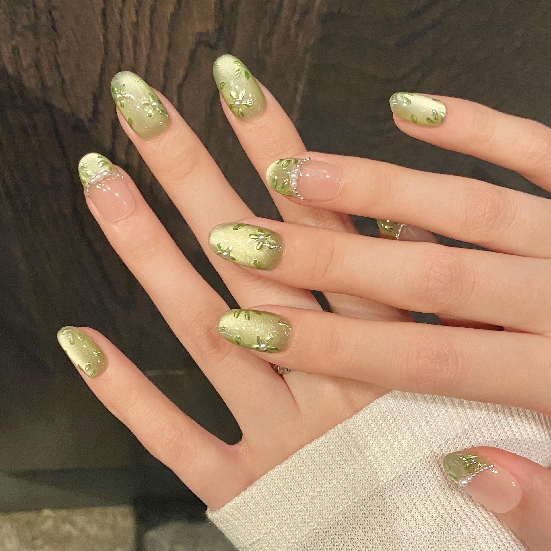 10pcs Handmade Press on Nails  – Nail Art Gothic recenzja i cena
