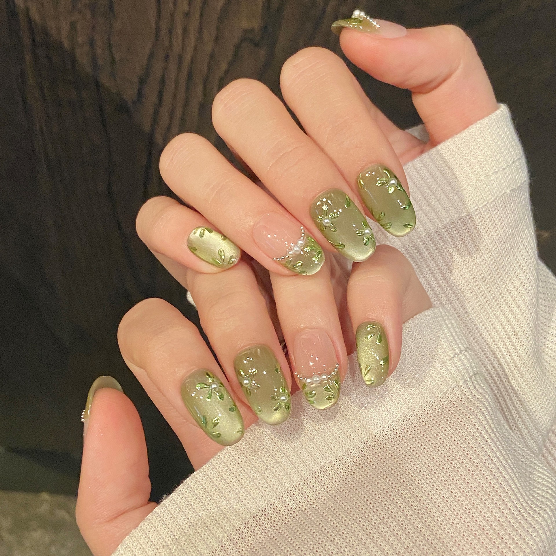 10pcs Handmade Press on Nails  – Nail Art Gothic recenzja i cena
