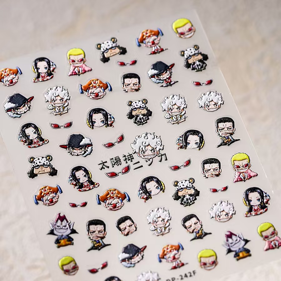 1PCS 5D One Piece Nail Sticker – Nail Art Zoro One Piece recenzja i cena