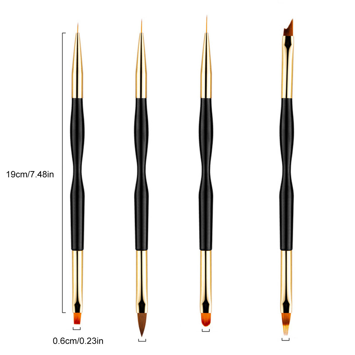 4Pcs Nail Art Pen Brush Set wi – Nail Art Dotting Tool recenzja i cena