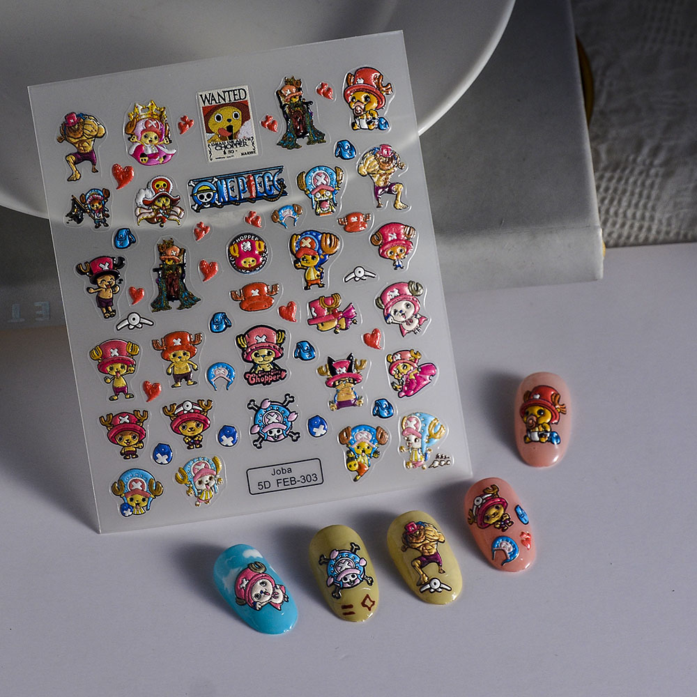 1PCS 5D Portable ONE PIECE Nai – Nail Art Zoro One Piece recenzja i cena