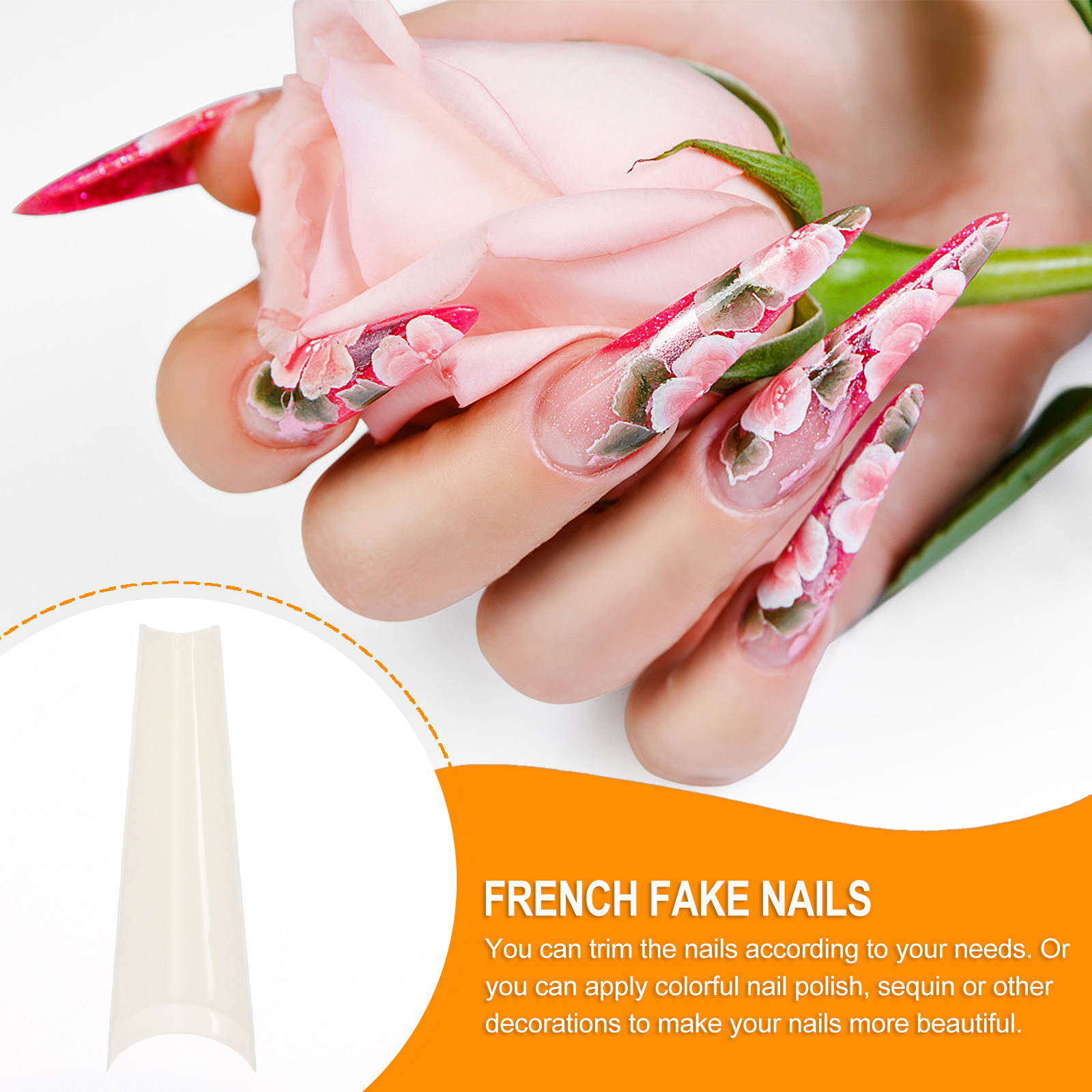 500Pcs Denim Style Fake Nail T – Nail Art Denim recenzja i cena