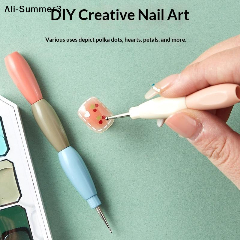 【A3s】5Pcs Handle Liner Drawing – Nail Art Dotting Tool recenzja i cena