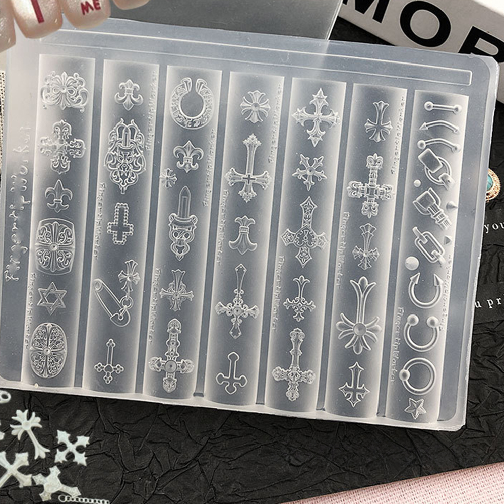 3D Gothic Rivet Nail Art Mold  – Nail Art Gothic recenzja i cena