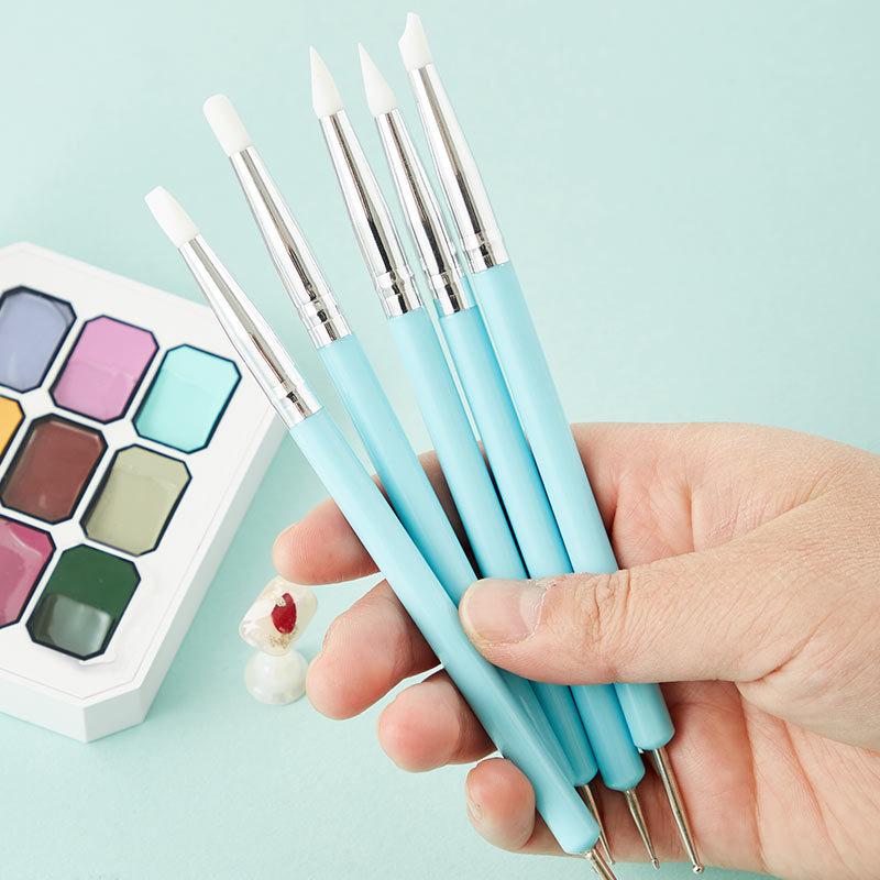 1/10/15Pcs Dual Ended Silicone – Nail Art Dotting Tool recenzja i cena