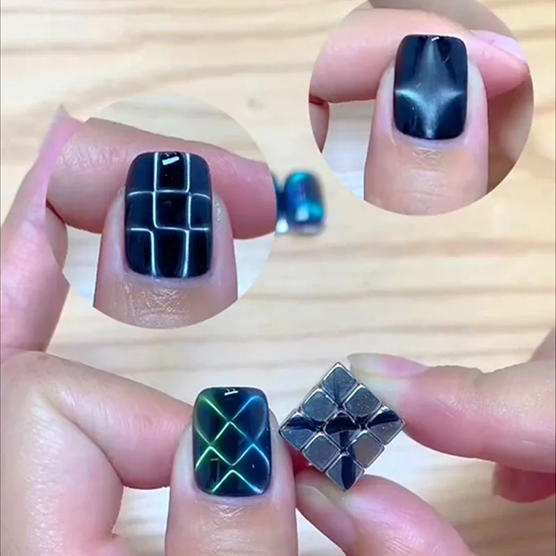 27pcs Cat Eye Magnet Cube for  – Striping Tape Nail recenzja i cena