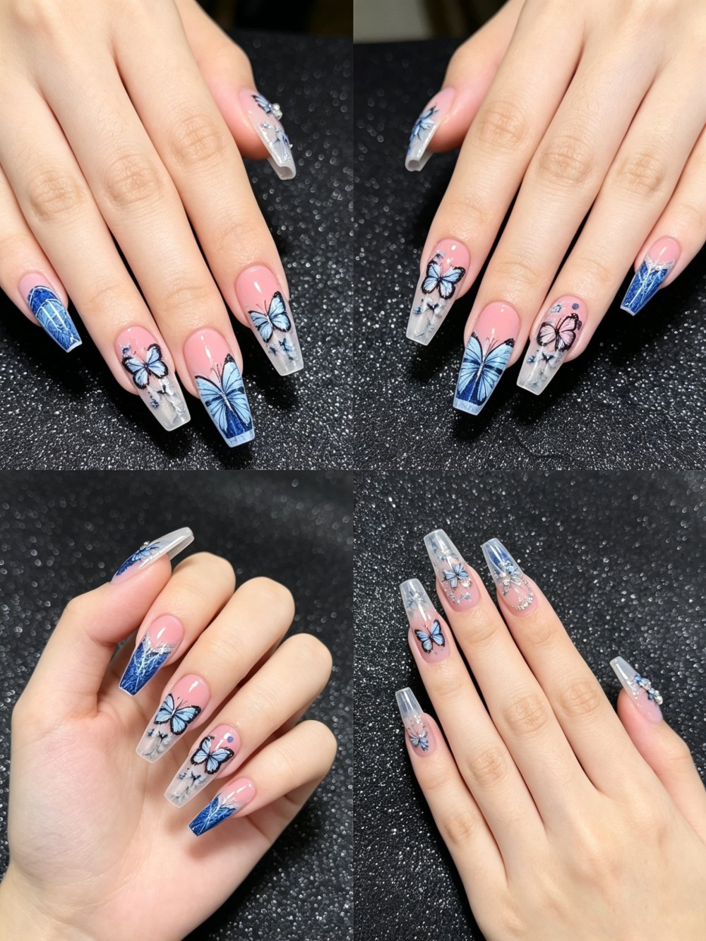 24pcs Spring Butterfly Press O – Nail Art Denim recenzja i cena