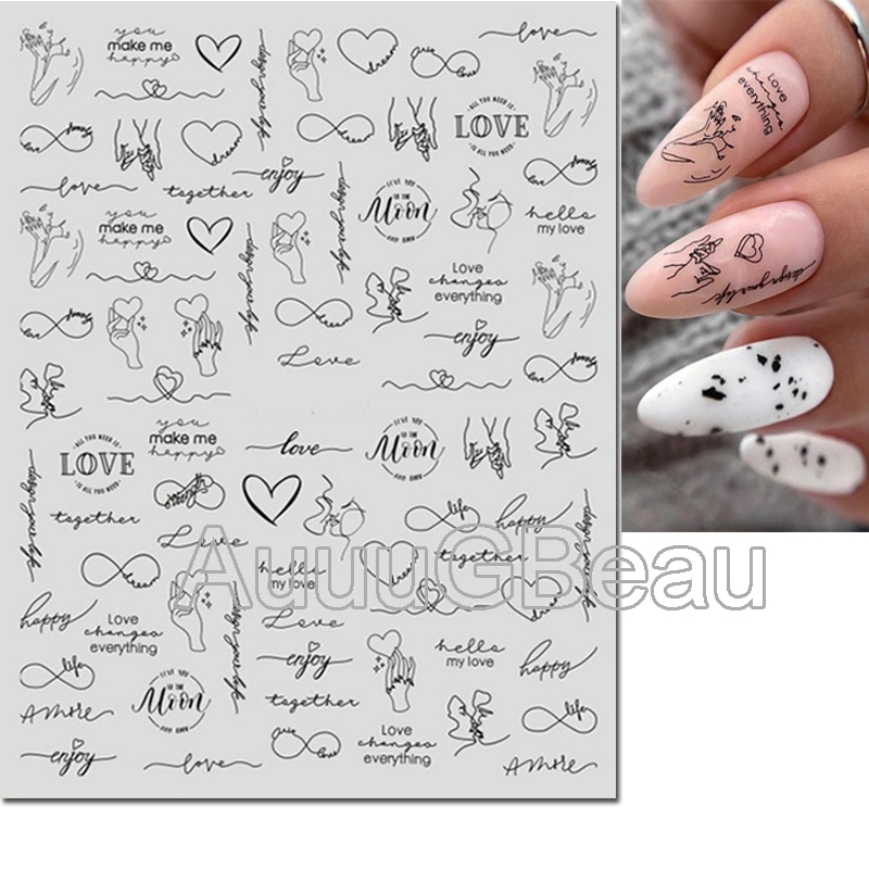3d Nail Art Decals Valentine D – Nail Art Valentines Day recenzja i cena